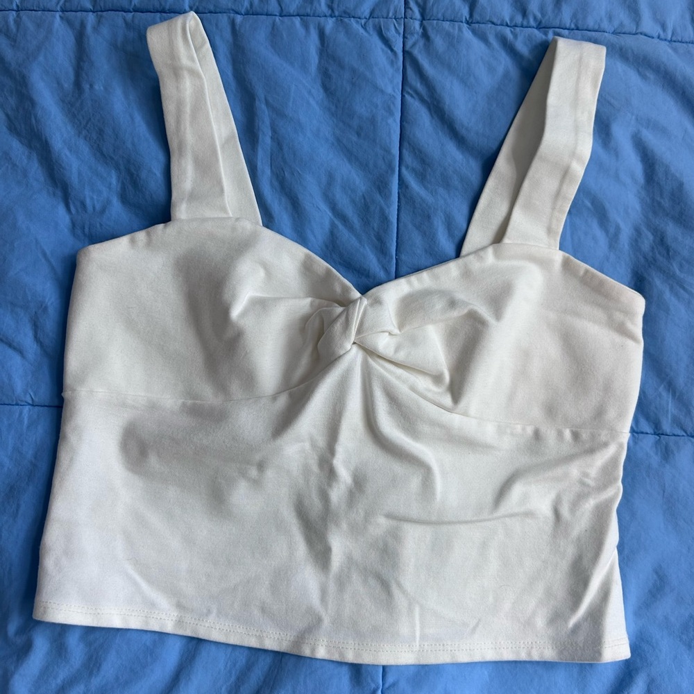 Altar’s State White Crop Top